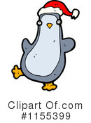 Christmas Penguin Clipart #1155399 by lineartestpilot