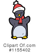 Christmas Penguin Clipart #1155402 by lineartestpilot