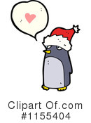 Christmas Penguin Clipart #1155404 by lineartestpilot