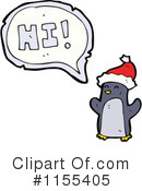 Christmas Penguin Clipart #1155405 by lineartestpilot
