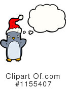 Christmas Penguin Clipart #1155407 by lineartestpilot