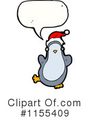 Christmas Penguin Clipart #1155409 by lineartestpilot