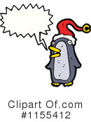 Christmas Penguin Clipart #1155412 by lineartestpilot
