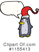 Christmas Penguin Clipart #1155413 by lineartestpilot