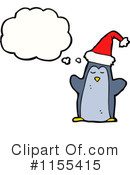 Christmas Penguin Clipart #1155415 by lineartestpilot