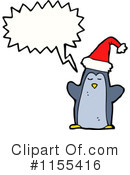 Christmas Penguin Clipart #1155416 by lineartestpilot