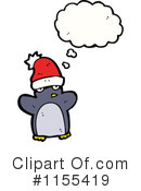 Christmas Penguin Clipart #1155419 by lineartestpilot