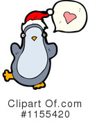 Christmas Penguin Clipart #1155420 by lineartestpilot