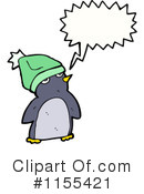 Christmas Penguin Clipart #1155421 by lineartestpilot