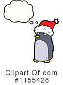 Christmas Penguin Clipart #1155426 by lineartestpilot