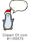 Christmas Penguin Clipart #1155573 by lineartestpilot
