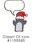Christmas Penguin Clipart #1155585 by lineartestpilot