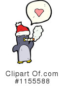 Christmas Penguin Clipart #1155588 by lineartestpilot
