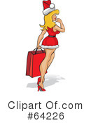 Christmas Pin Up Clipart #64226 by David Rey