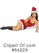 Christmas Pin Up Clipart #64229 by David Rey
