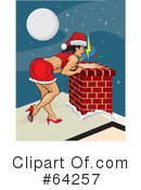 Christmas Pin Up Clipart #64257 by David Rey