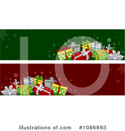 Royalty-Free (RF) Christmas Present Clipart Illustration by BNP Design Studio - Stock Sample #1086893