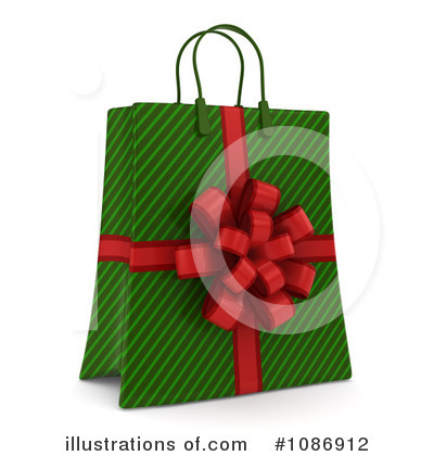 Royalty-Free (RF) Christmas Present Clipart Illustration by BNP Design Studio - Stock Sample #1086912