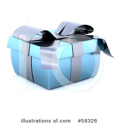 Royalty-Free (RF) Christmas Presents Clipart Illustration by KJ Pargeter - Stock Sample #58326