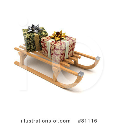 Royalty-Free (RF) Christmas Presents Clipart Illustration by stockillustrations - Stock Sample #81116