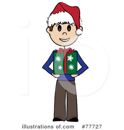 Royalty-Free (RF) Christmas Pressent Clipart Illustration by Pams Clipart - Stock Sample #77727