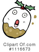 Christmas Pudding Clipart #1116673 by lineartestpilot