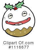 Christmas Pudding Clipart #1116677 by lineartestpilot