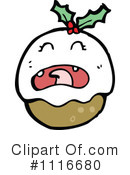 Christmas Pudding Clipart #1116680 by lineartestpilot