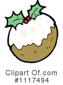 Christmas Pudding Clipart #1117494 by lineartestpilot