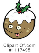 Christmas Pudding Clipart #1117495 by lineartestpilot
