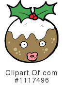 Christmas Pudding Clipart #1117496 by lineartestpilot