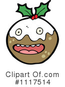 Christmas Pudding Clipart #1117514 by lineartestpilot