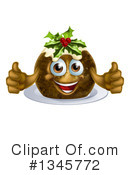Christmas Pudding Clipart #1345772 by AtStockIllustration