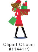 Christmas Shopping Clipart #1144119 by peachidesigns