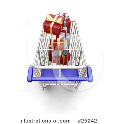 Shopping Cart Clipart #25242 by KJ Pargeter