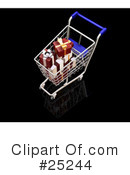 Christmas Shopping Clipart #25244 by KJ Pargeter