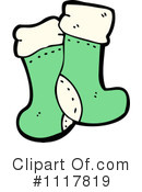 Christmas Stocking Clipart #1117819 by lineartestpilot