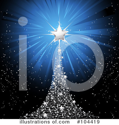 Royalty-Free (RF) Christmas Tree Clipart Illustration by elaineitalia - Stock Sample #104419
