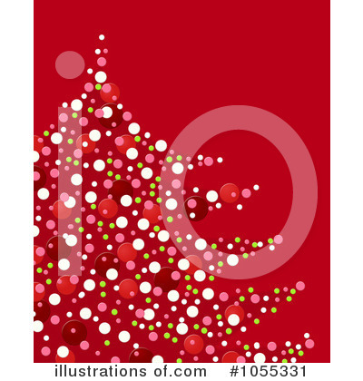 Royalty-Free (RF) Christmas Tree Clipart Illustration by NL shop - Stock Sample #1055331
