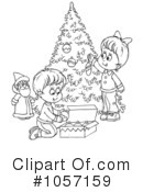 Christmas Tree Clipart #1057159 by Alex Bannykh