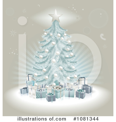 Royalty-Free (RF) Christmas Tree Clipart Illustration by AtStockIllustration - Stock Sample #1081344