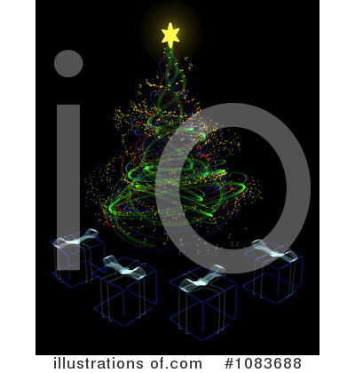 Royalty-Free (RF) Christmas Tree Clipart Illustration by KJ Pargeter - Stock Sample #1083688