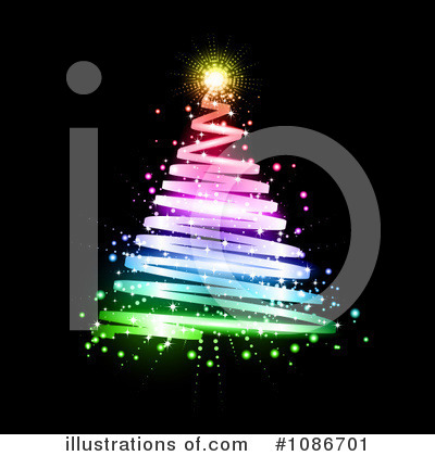 Royalty-Free (RF) Christmas Tree Clipart Illustration by KJ Pargeter - Stock Sample #1086701