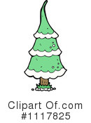 Christmas Tree Clipart #1117825 by lineartestpilot