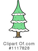 Christmas Tree Clipart #1117828 by lineartestpilot