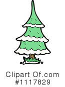 Christmas Tree Clipart #1117829 by lineartestpilot
