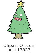 Christmas Tree Clipart #1117837 by lineartestpilot