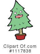Christmas Tree Clipart #1117838 by lineartestpilot