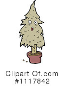 Christmas Tree Clipart #1117842 by lineartestpilot