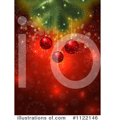 Royalty-Free (RF) Christmas Tree Clipart Illustration by KJ Pargeter - Stock Sample #1122146